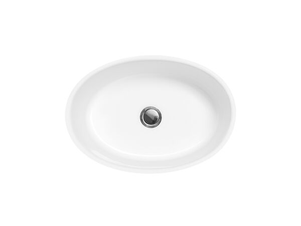 besco uniqa glam srebrna umywalka nablatowa + klik-klak biały 32x46x17 (umd-u-ngsw) 