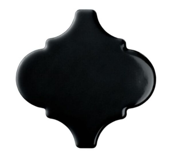 bestile bondi black arabesque shine płytka ścienna 15x15 