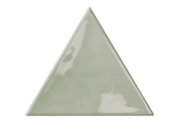 bestile bondi green triangle shine płytka ścienna 11.5x13 