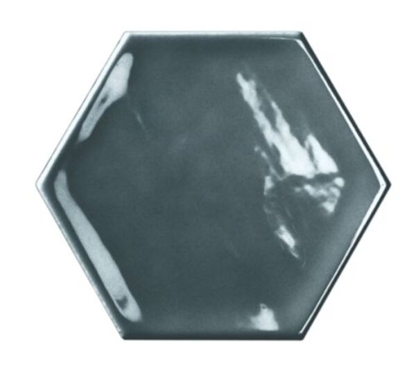 bestile bondi ocean hexagon shine płytka ścienna 11x12.5 