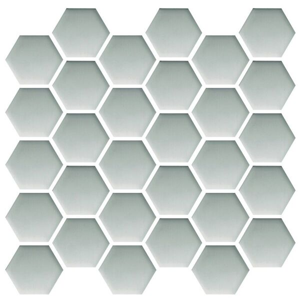 ceramika color platinum glass hexagon mozaika 25x25.8 