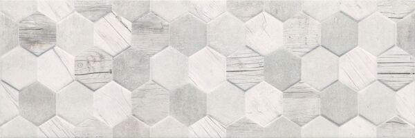 ceramika color polaris mix hexagon płytka ścienna 25x75 