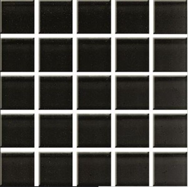 ceramika końskie black glass mozaika 25x25 