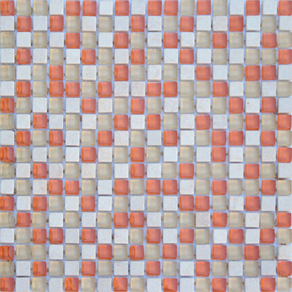 ceramstic orange mix mozaika szklano-kamienna 30x30 (msk-10) 