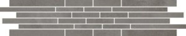 cersanit velvet concrete grey stripes matt mozaika 12x60 