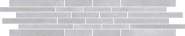 cersanit velvet concrete white stripes matt mozaika 12x60 