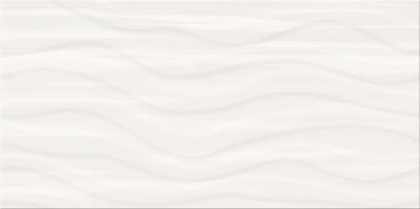 cersanit ps803 white wave structure satin płytka ścienna 29.8x59.8 