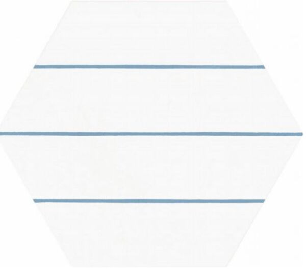 codicer porto blue savona hex gres 22x25 