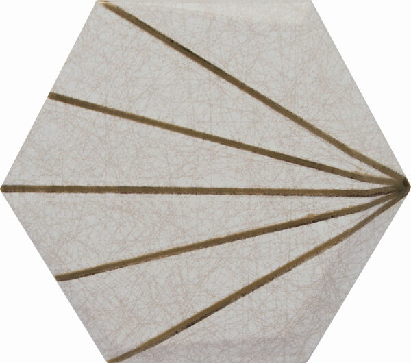 decus hexagono cuna crema line dekor 15x17 