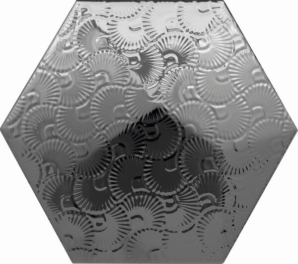 decus hexagono piramidal plata 2 dekor 15x17 