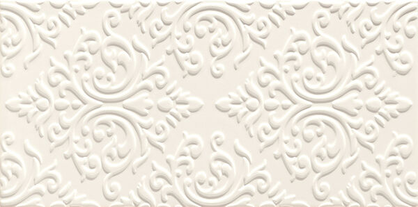 domino delice white str dekor 22.3x44.8 