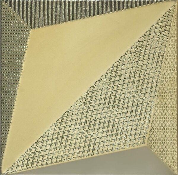 dune origami gold płytka ścienna 25x25 (187350) 