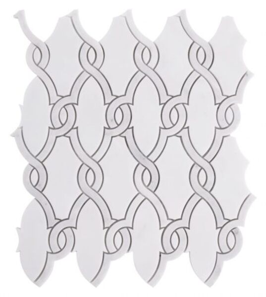 dunin carrara white herald mozaika kamienna 27.5x30 