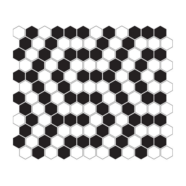 dunin mini hexagon b&w coral mozaika premium mat 26x30 