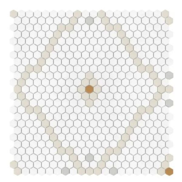 dunin mini hexagon rombdance cotton matt mozaika 50.2 x 52.3 
