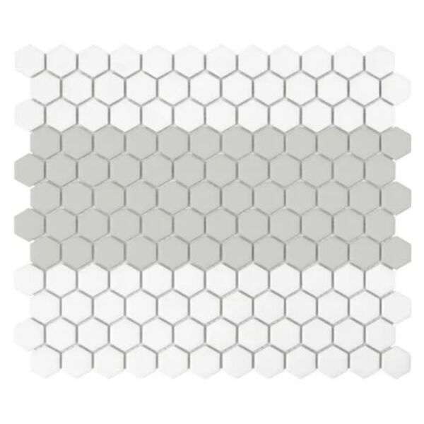 dunin mini hexagon stripe 1.a matt mozaika 26x30 