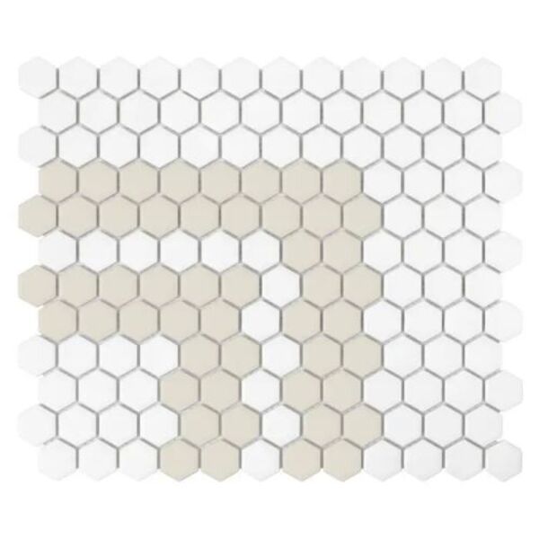 dunin mini hexagon stripe 2.2.c matt mozaika 26x30 