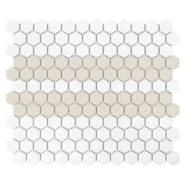 dunin mini hexagon stripe 2.c matt mozaika 26x30 