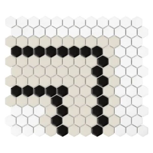 dunin mini hexagon stripe 5.2.c matt mozaika 26x30 