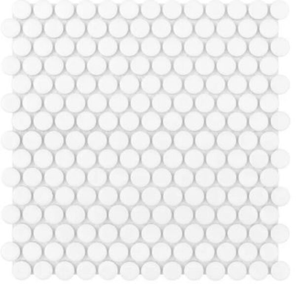 dunin miss penny white matt mozaika gresowa 27.2x27.4 PŁYTKA VINTAGE