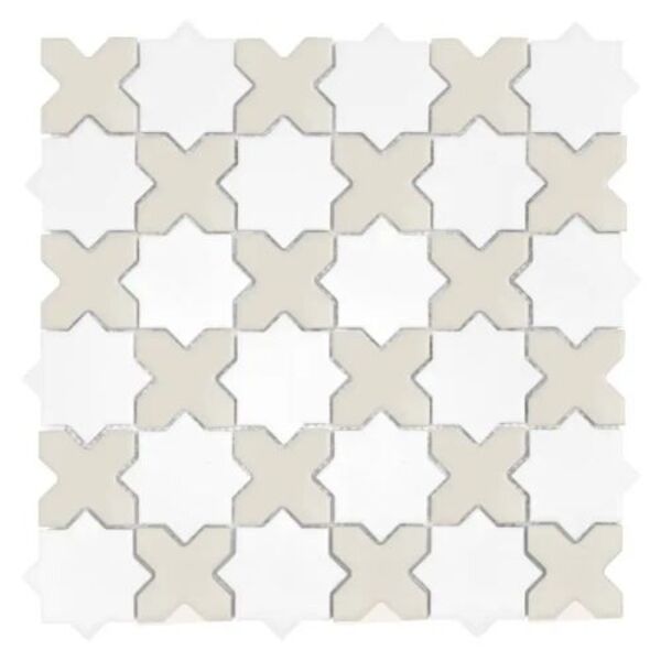 dunin star&cross white mix matt mozaika 30.2x30.2 