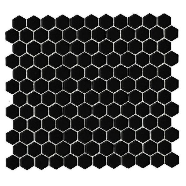 dunin mini hexagon black mozaika 26x30 