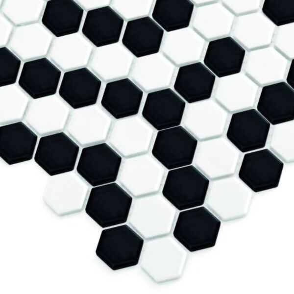 dunin mini hexagon b&w coral mozaika 26x30 
