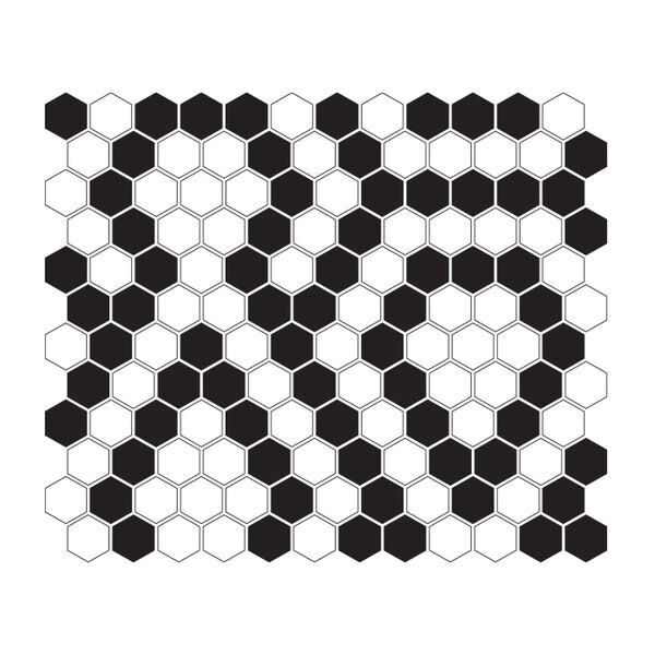 dunin mini hexagon b&w lace mozaika 26x30 