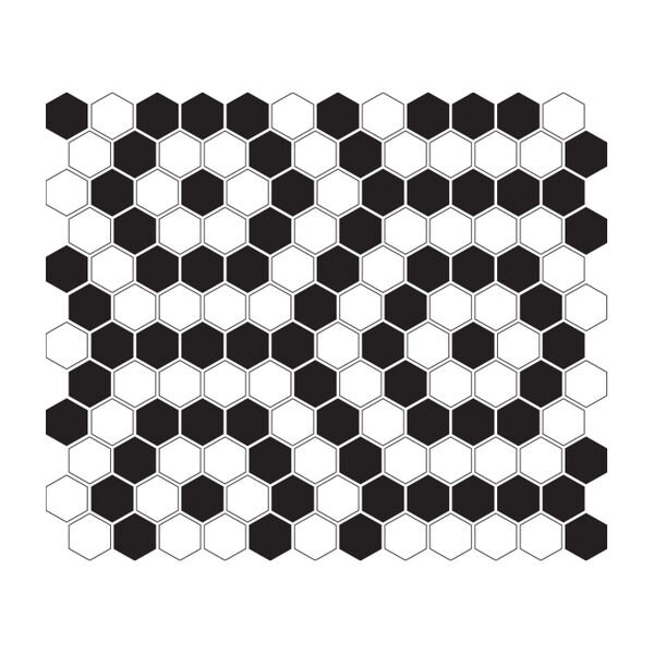 dunin mini hexagon b&w nano mozaika 26x30 