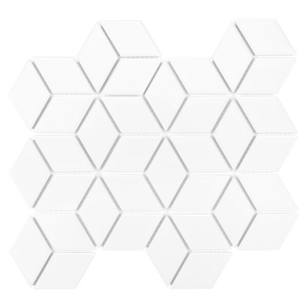 dunin mini rombic white 48 mozaika 26.8x30.7 