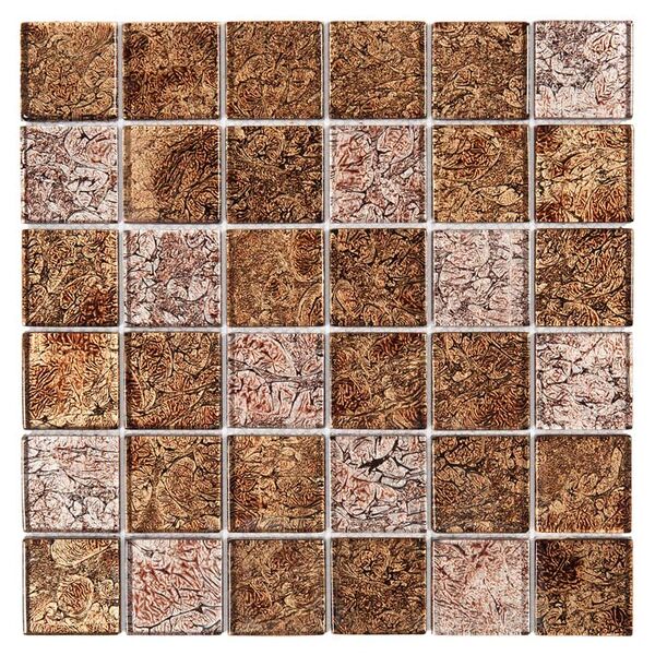 dunin spark walnut mix 48 mozaika szklana 29.8x29.8 