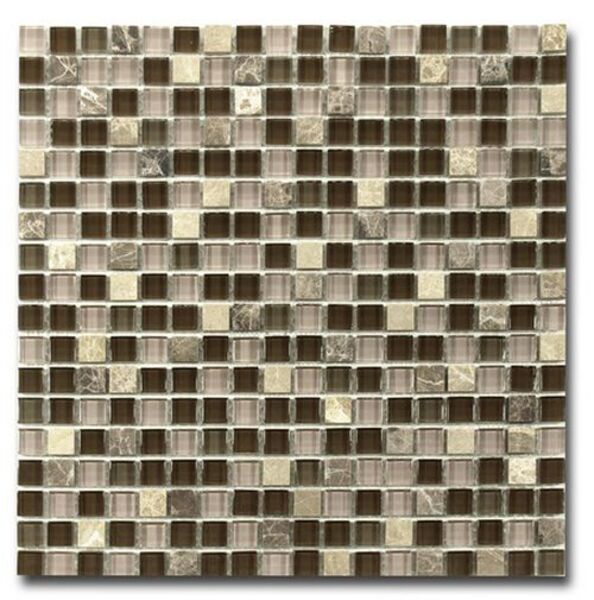 el casa brown eye mozaika szklano-kamienna 30.5x30.3 