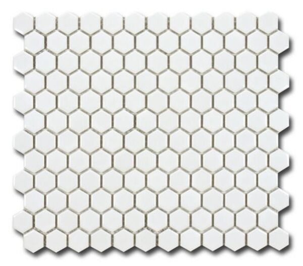 el casa hexagon blanco shine mozaika gresowa 26x30 