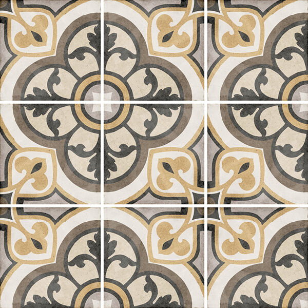 equipe ceramicas art nouveau majestic color gres dekor 20x20 (24402) 