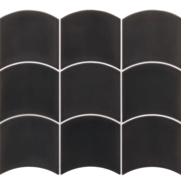 equipe ceramicas wave black płytka ścienna 12x12 (28842) 