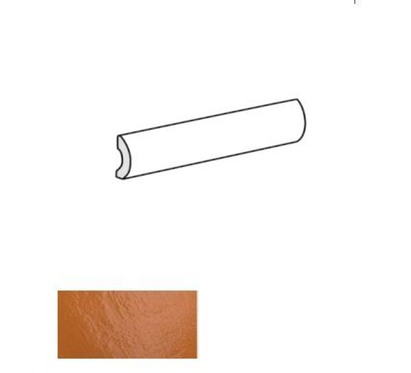 equipe ceramicas (wyprzedaż) habitat tangerine pencil bullnose 3x20 (25444) 