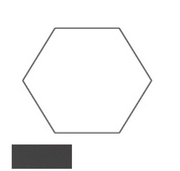 equipe ceramicas (wyprzedaż) kromatica black gres 11.6x10.1 (26467) 