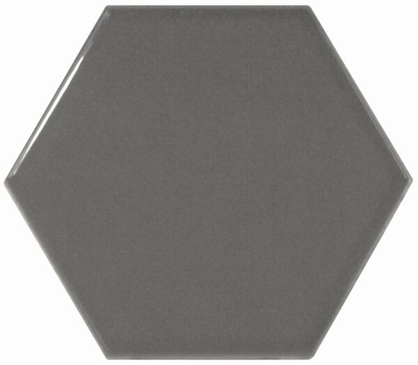 equipe ceramicas hexagon dark grey płytka ścienna 12.4x10.7 (21913) 