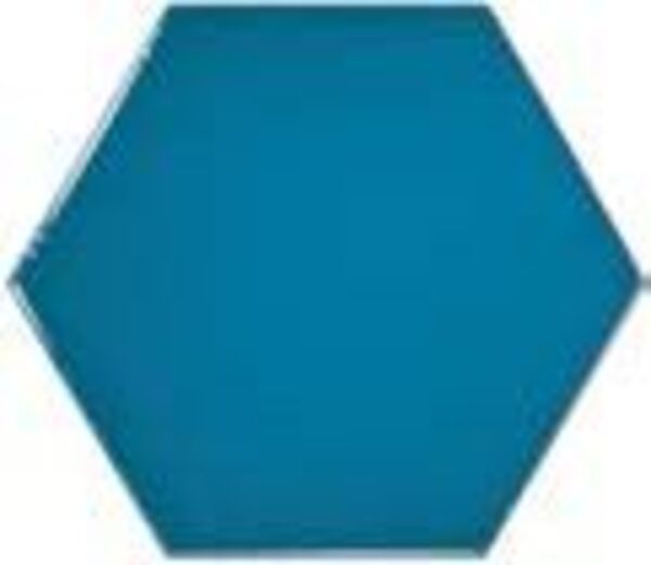 equipe ceramicas hexagon electric blue płytka ścienna 12.4x10.7 (23836) 