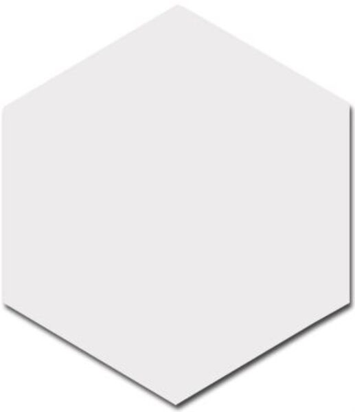 equipe ceramicas hexagon white płytka ścienna 12.4x10.7 (21911) 