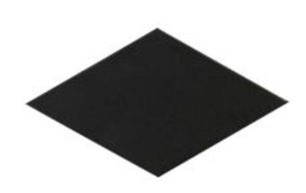 equipe ceramicas rhombus black smooth gres 14x24 (22693) 