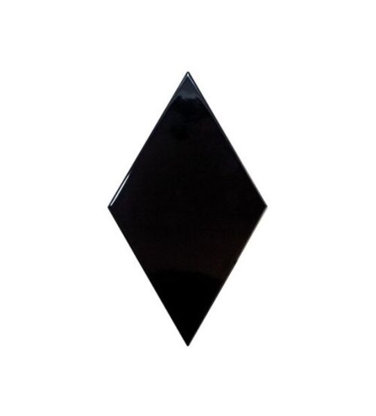 equipe rhombus wall black płytka ścienna 15.2x26.3 (22748) 
