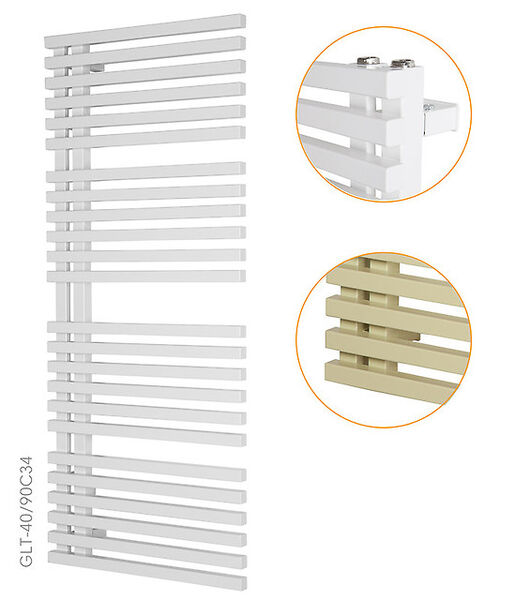 instal-projekt giulietta glt-50/160 grzejnik łazienkowy 1610/500 kolor biały (trendy) 