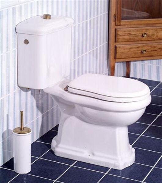 kerasan retro miska wc kompaktowa pozioma biała 101301 