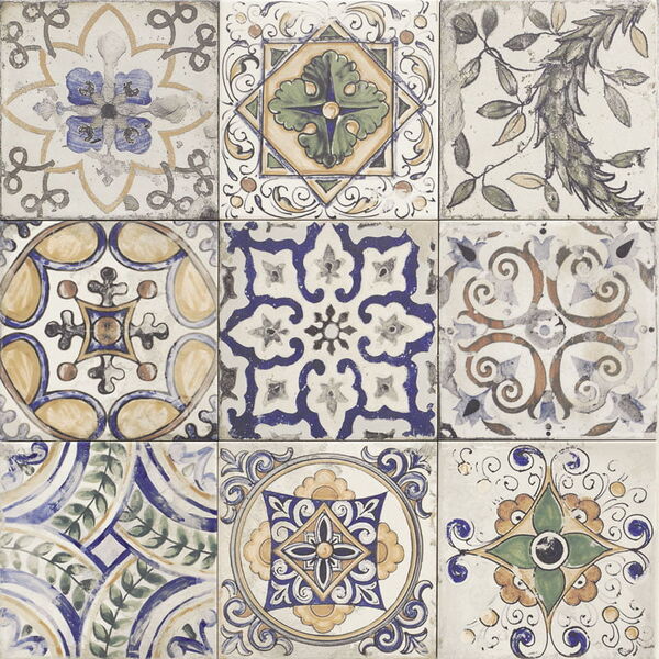 mainzu ceramica faenza dekor podłogowy 20x20 