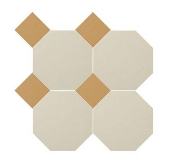 manufaktura mozaik oktagon biało żółty mozaika 34x34 PŁYTKA RETRO