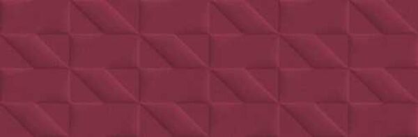 marazzi outfit red struttura tetris 3d m12c płytka ścienna 25x76 