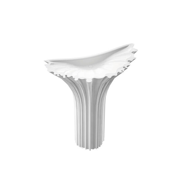 marmorin flora s umywalka stojąca przyścienna biała 76.2x35.8x91 