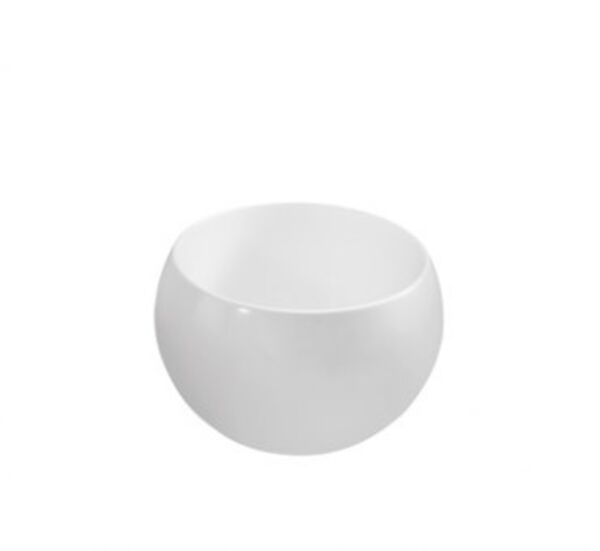 marmorin perła umywalka nablatowa biała 40x40x26.4 