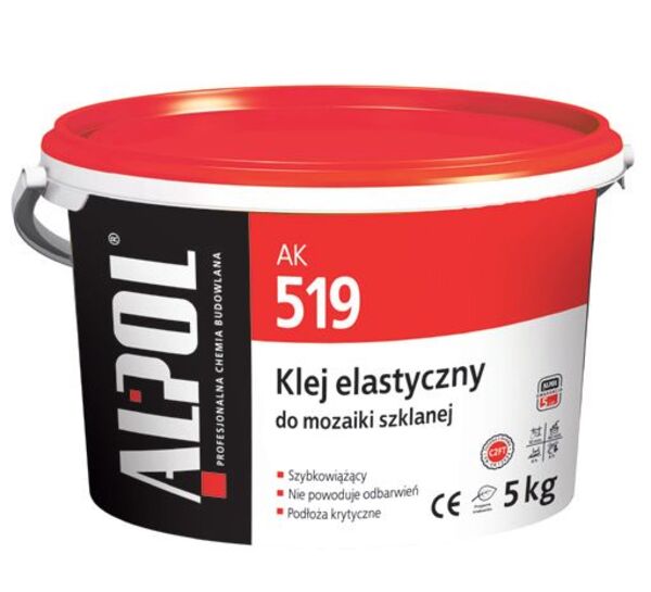 midas alpol ak 519 klej elastyczny do mozaiki szklanej 5 kg 